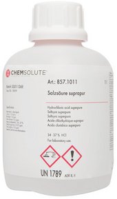 Produktbild von Salzsäure Superpur von Chemsolute - der Marke von Th. Geyer