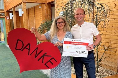 Th. Geyer überreicht Spendenscheck an Palliativ-Care-Team Böblingen – soziales Engagement für medizinische Versorgung