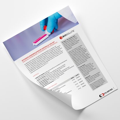 Dip Slide Testsystem von Biosolute für mikrobiologische Analysen und Hygienekontrolle