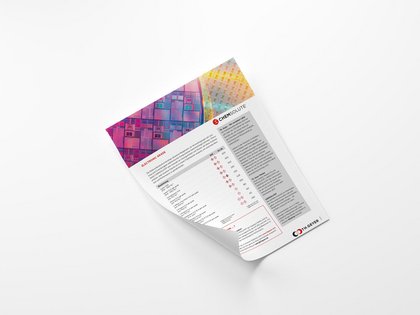 Flyer zu CHEMSOLUTE Electronic Grade Chemikalie – hochreine Lösung für Mikroelektronik und Halbleitertechnik