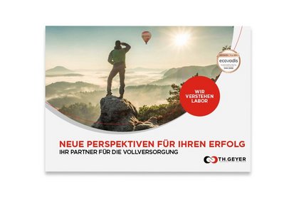 Th. Geyer Imagebroschüre – Unternehmensprofil mit Leistungen und Marken für Labor, Life Science, Chemie