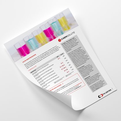 CHEMSOLUTE Produkte für UV IR-Spektroskopie – hochreine Lösungsmittel für analytische Chemie und instrumentelle Analytik