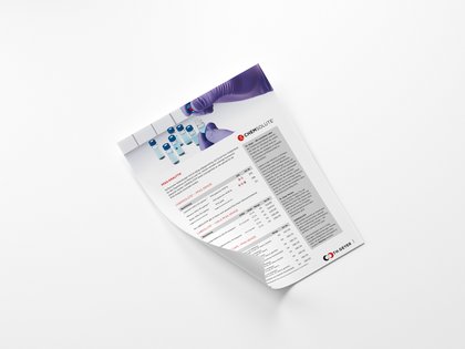 Flyer zu CHEMSOLUTE® & Labsolute® PFAS-Lösungen – Chemikalien für die Analyse von Per- und Polyfluoralkylsubstanzen im Labor