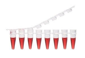 Labsolute PCR-Streifen mit 8er-Gefäßen – Laborverbrauchsmaterial für PCR-Anwendungen und molekularbiologische Analysen