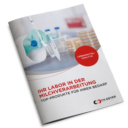 Flyer mit Produkten zu Anwendungen in Milchverarbeitung