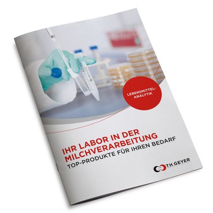 Flyer mit Produkten zu Anwendungen in Milchverarbeitung