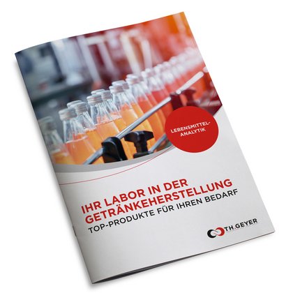 Broschüre mit Lösungen für chemische, physikalische und mikrobiologische Lebensmittelanalysen in der Getränkeherstellung