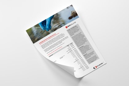 Th. Geyer Biosolute Anwendungsflyer – Lösungen für mikrobiologische Wasseranalytik in Labor und Forschung